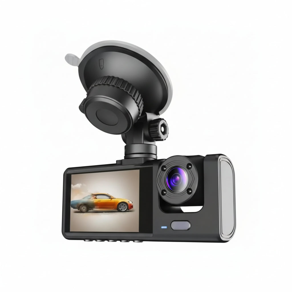 3 Channel Car Cam HD 1080P  Dash Cam