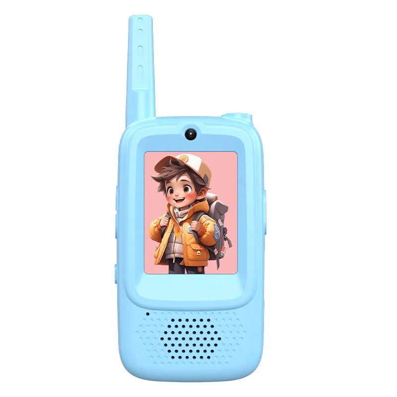 (2026 NEW) Kids Video Walkie Talkie  2pcs Video Intercom  With Cartoon Voice Changer