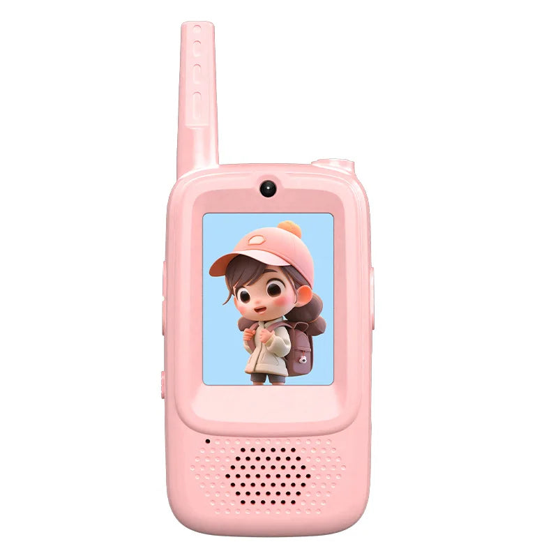 (2026 NEW) Kids Video Walkie Talkie  2pcs Video Intercom  With Cartoon Voice Changer