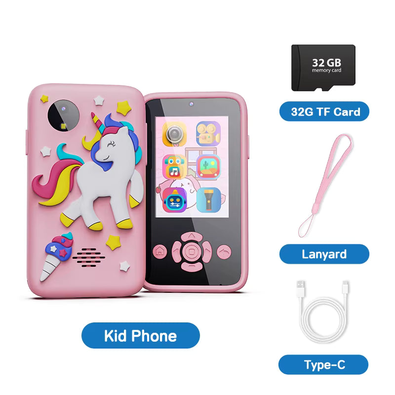 Kids Phone 32G Kids Cam & Mp3 Music Player