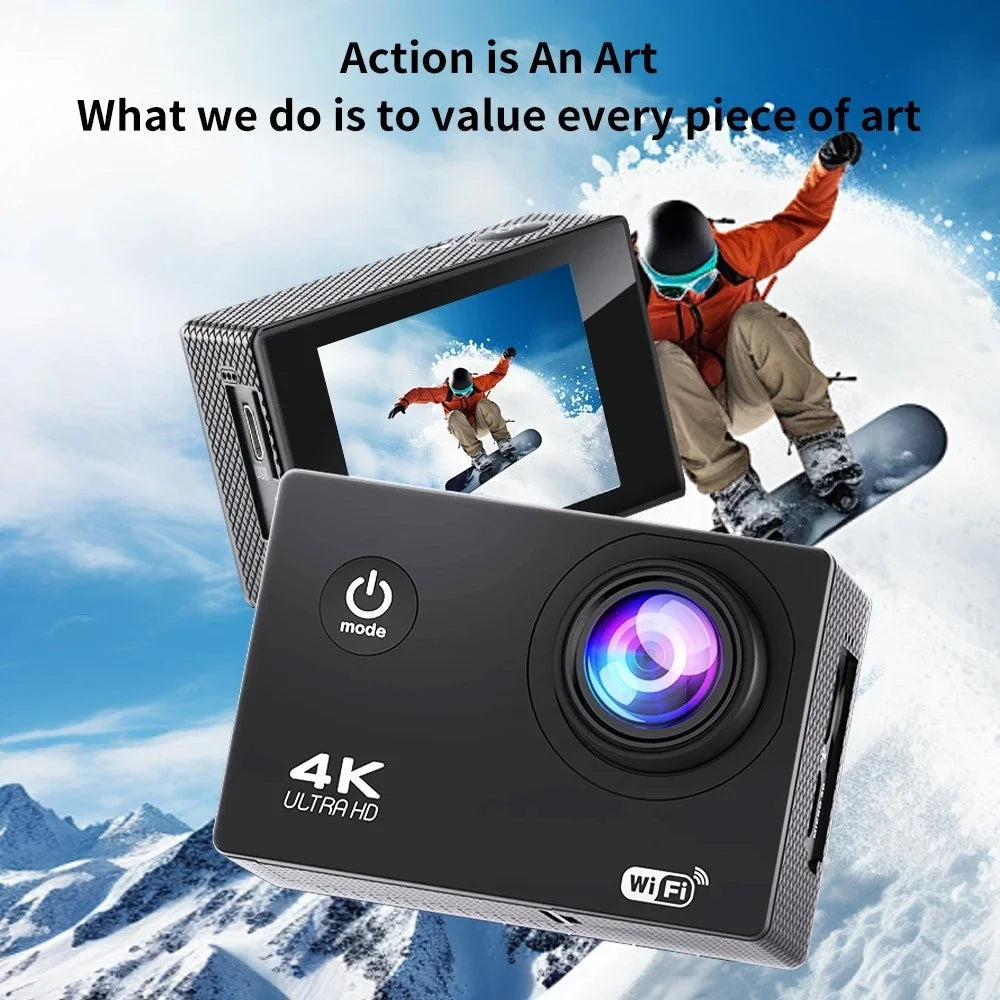 Action Camera 4K With WiFi Sport Cam