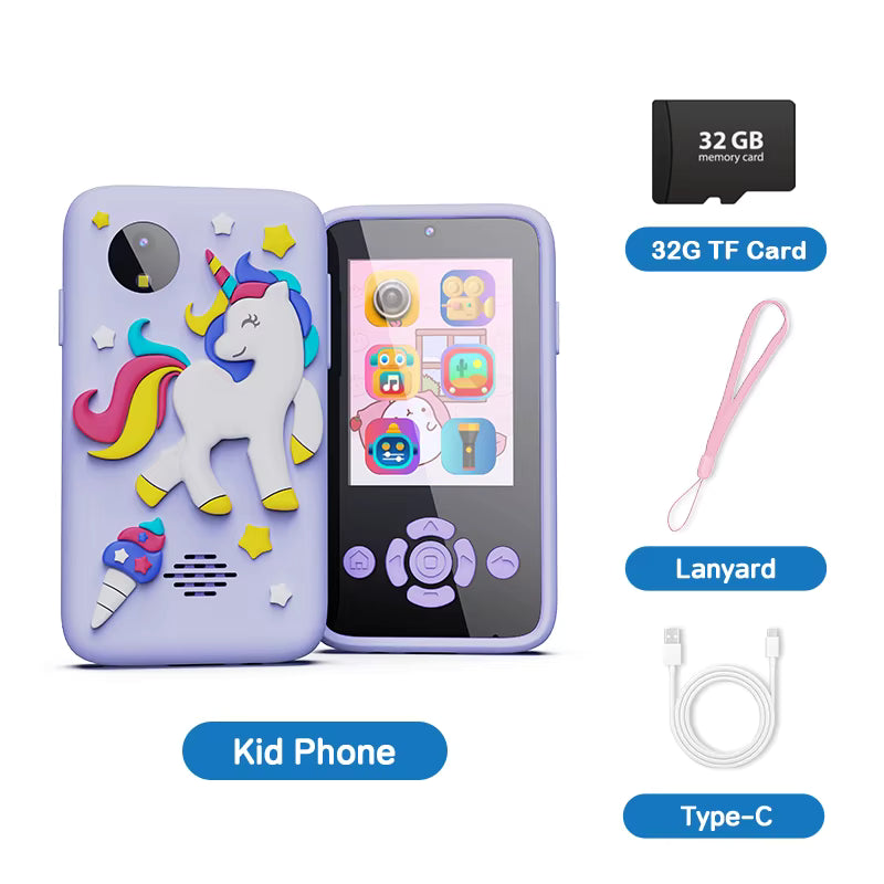 Kids Phone 32G Kids Cam & Mp3 Music Player