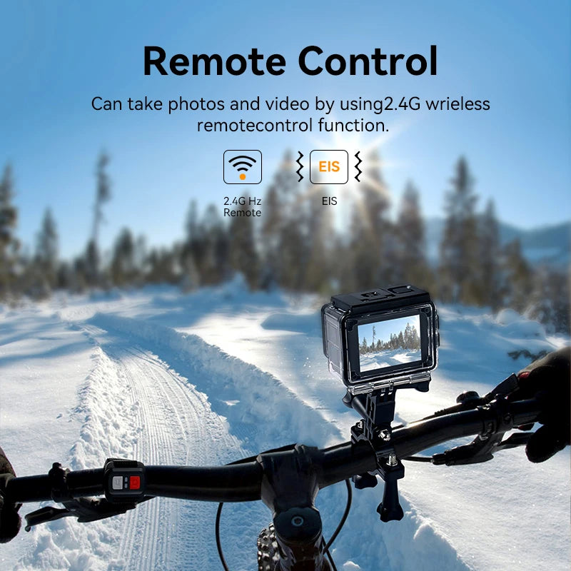 Action Camera 4K With WiFi Sport Cam