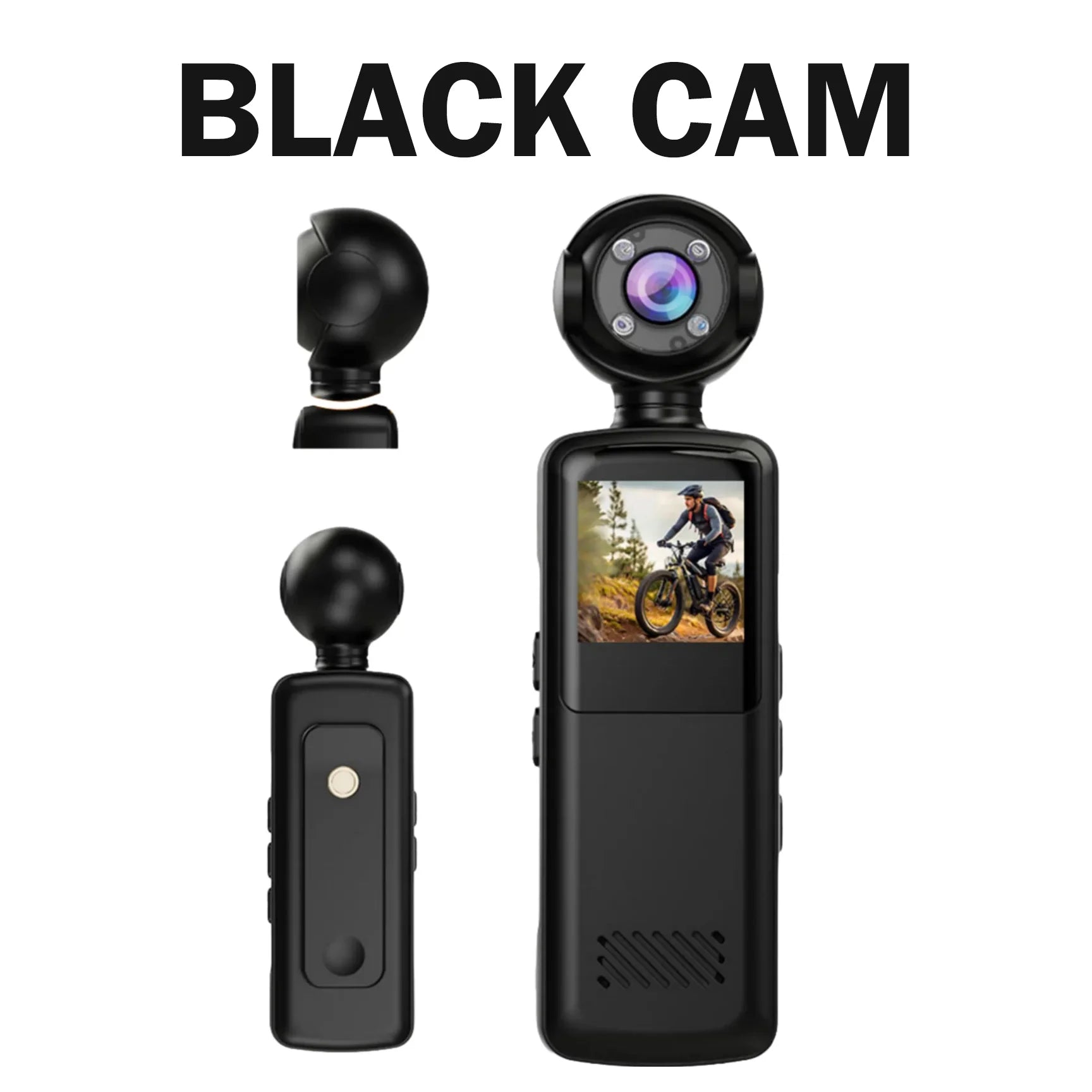 (2026 NEW) Portable Camera With WiFi Mini Action Camera V6 BLACK & CAMOUFLAGE