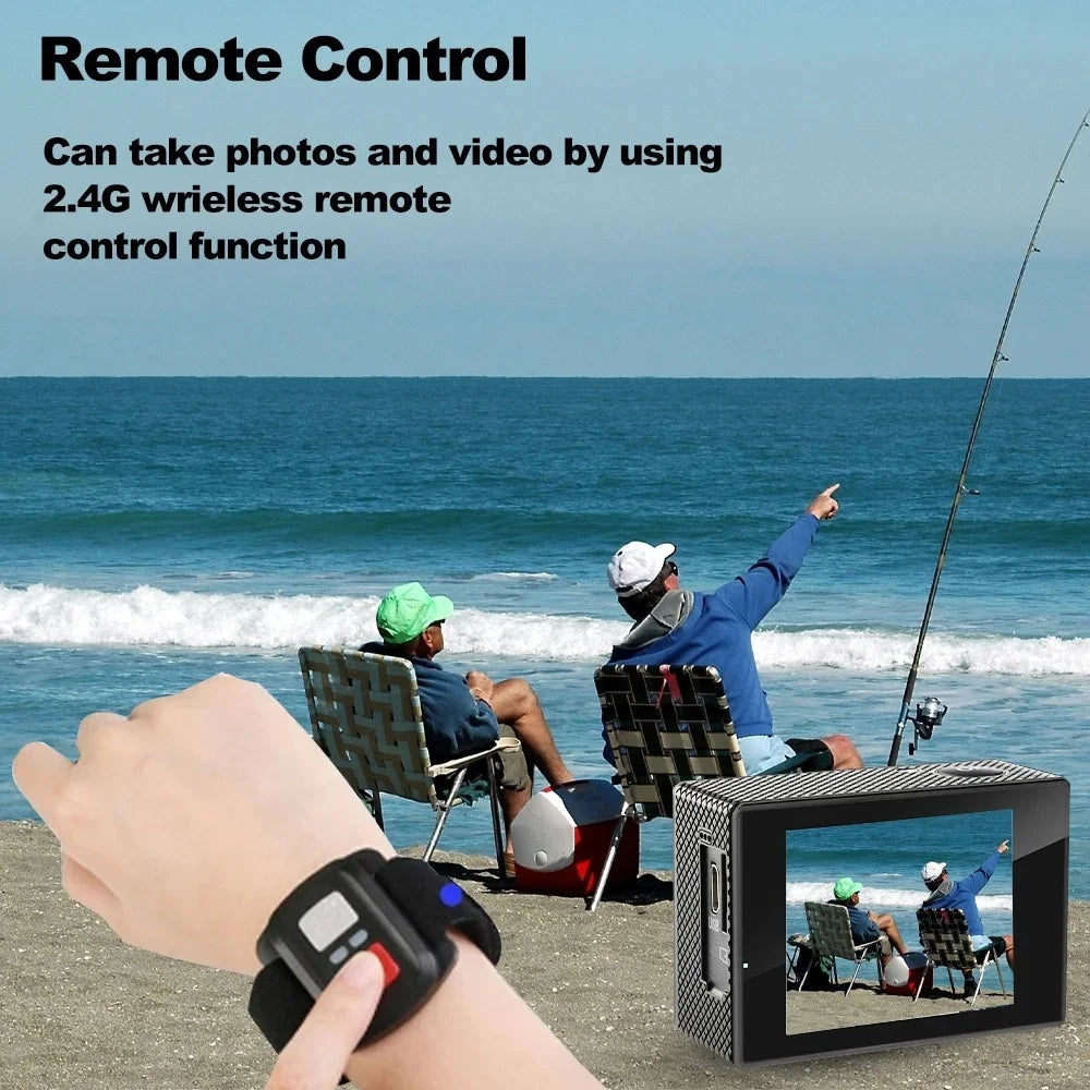 Action Camera 4K With WiFi Sport Cam