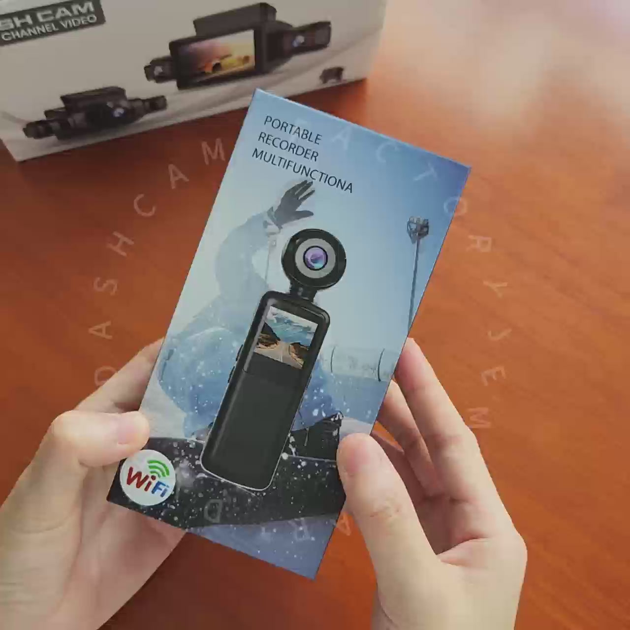 (2026 NEW) Portable Camera With WiFi Mini Action Camera V6 BLACK & CAMOUFLAGE